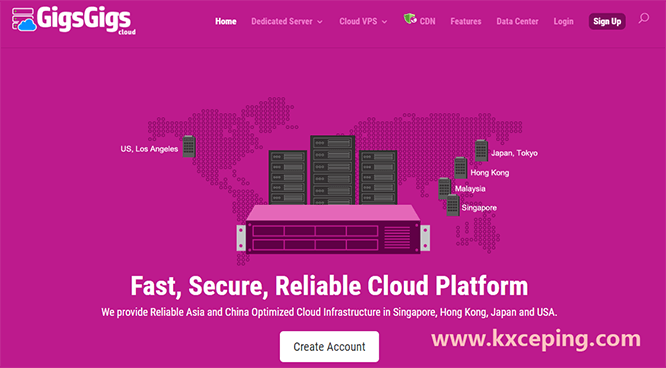 gigsgigscloud：新上洛杉矶机房，电信CN2 GIA+联通AS9929，G口带宽，月付$12起